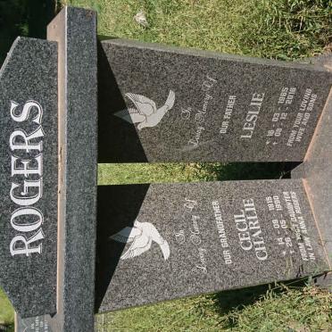 ROGERS Cecil Charlie 1915-1990 :: ROGERS Leslie 1965-2016
