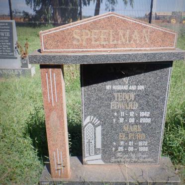 SPEELMAN Teddy Edward 1942-2008 :: SPEELMAN Mark el Puro 1972-1988