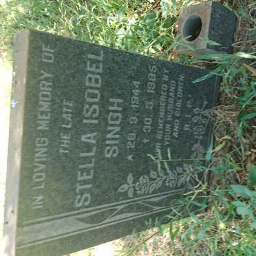 SINGH Stella Isobel 1944-1985