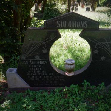 SOLOMONS Jan 1939-1984