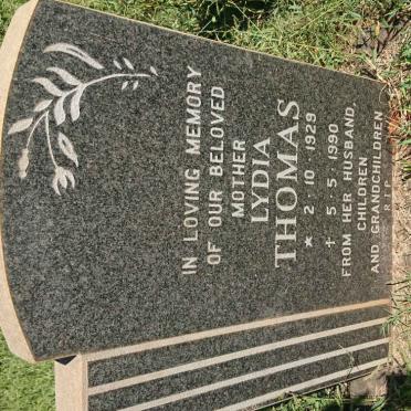 THOMAS Lydia 1929-1990