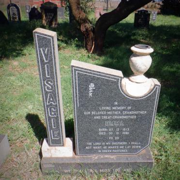 VISAGIE Emma 1913-1990