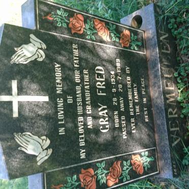 VERMEULEN Gray Fred 1934-1989