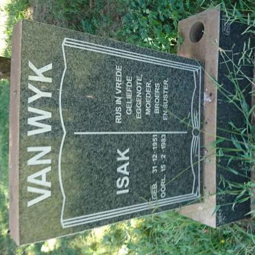 WYK Isak, van 1951-1983
