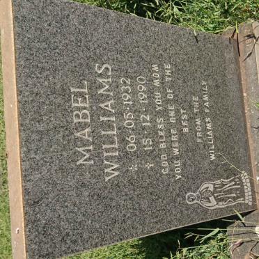 WILLIAMS Mabel 1932-1990