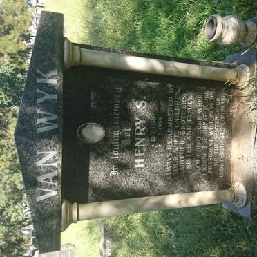 WYK Henry S., van 1958-1998