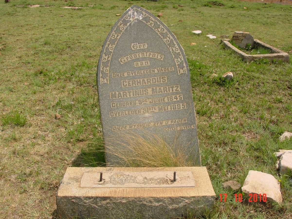 MARITZ Gerhardus Martinus 1845-1895