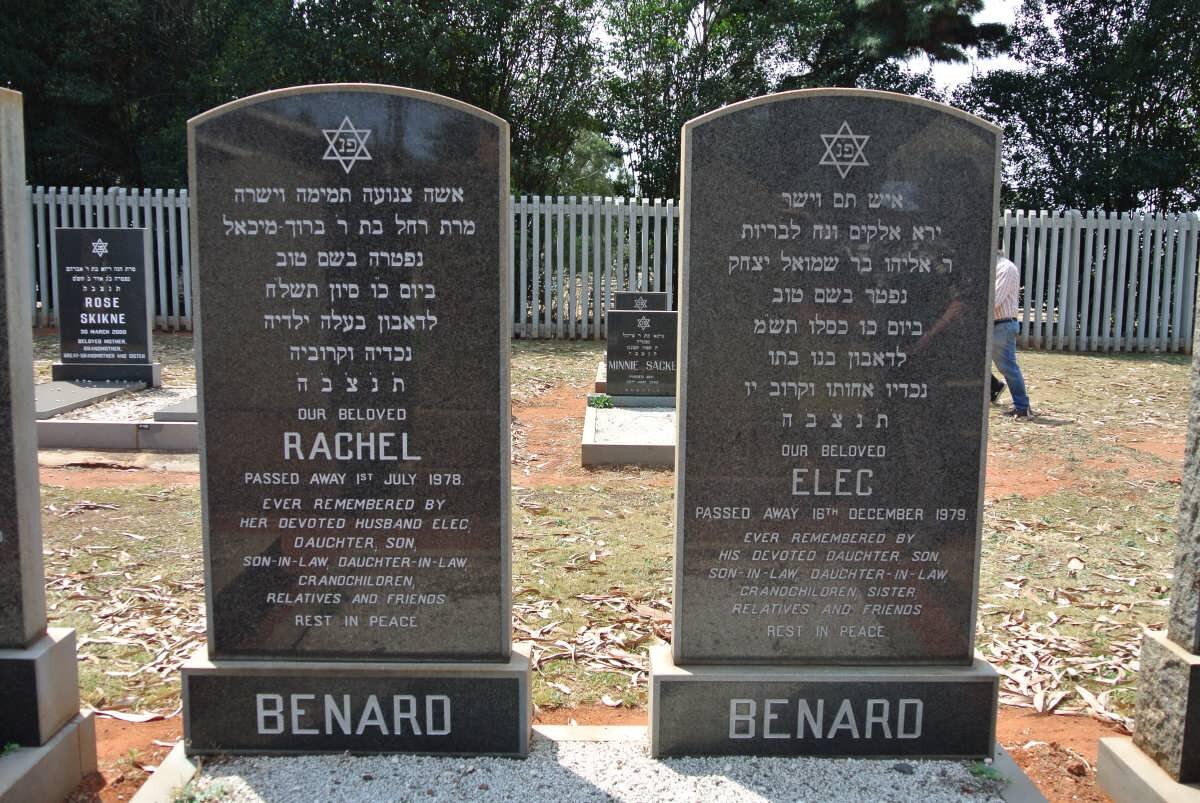 BENARD Alec -1979 &amp; Rachel -1978