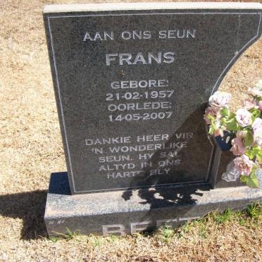 BEETGE Frans 1957-2007