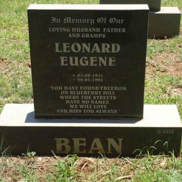 BEAN Leonard Eugene 1941-1993