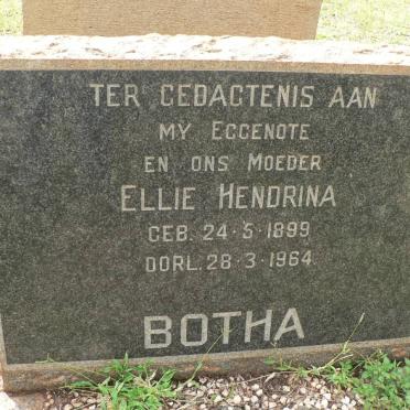 BOTHA Ellie Hendrina 1899-1964