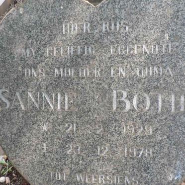 BOTHA Sannie 1929-1978
