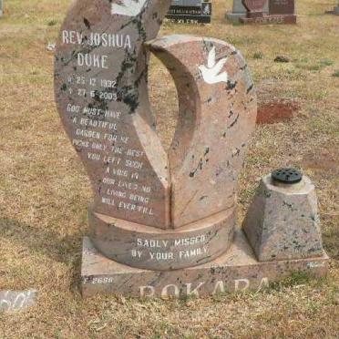 BOKARA Joshua Duke 1932-2003