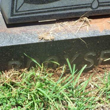 BOOYSEN Willem Stephanus 1924-1992 &amp; Susanna 1937-2004