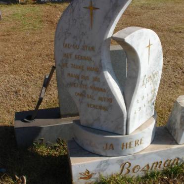 BOSMAN Lyntjie 1941-1994