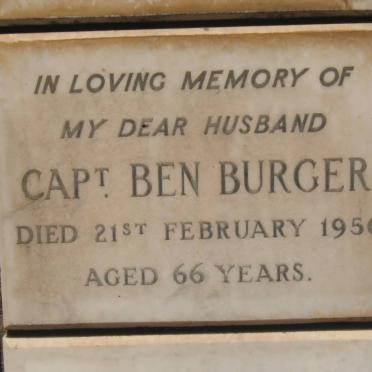 BURGER Ben -1956