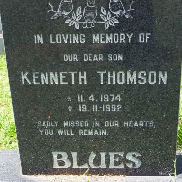 BLUES Kenneth Thomson 1974-1992