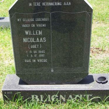 BLIGNAUT Willem Nicolaas 1945-1992
