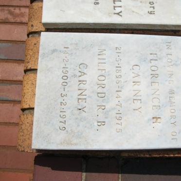 CARNEY Florence H. 1898-1975 &amp; Milford R.B. 1900-1979