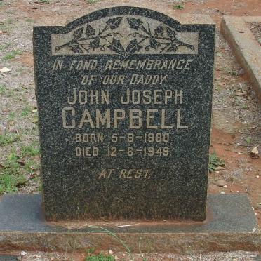 CAMPBELL John Joseph 1880-1949
