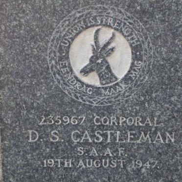 CASTLEMAN Douglas Stewart -1937 :: CASTLEMAN Dawn :: BODDINGTON Phyllis M. -1935 :: CASTLEMAN Douglas Stewart -1947