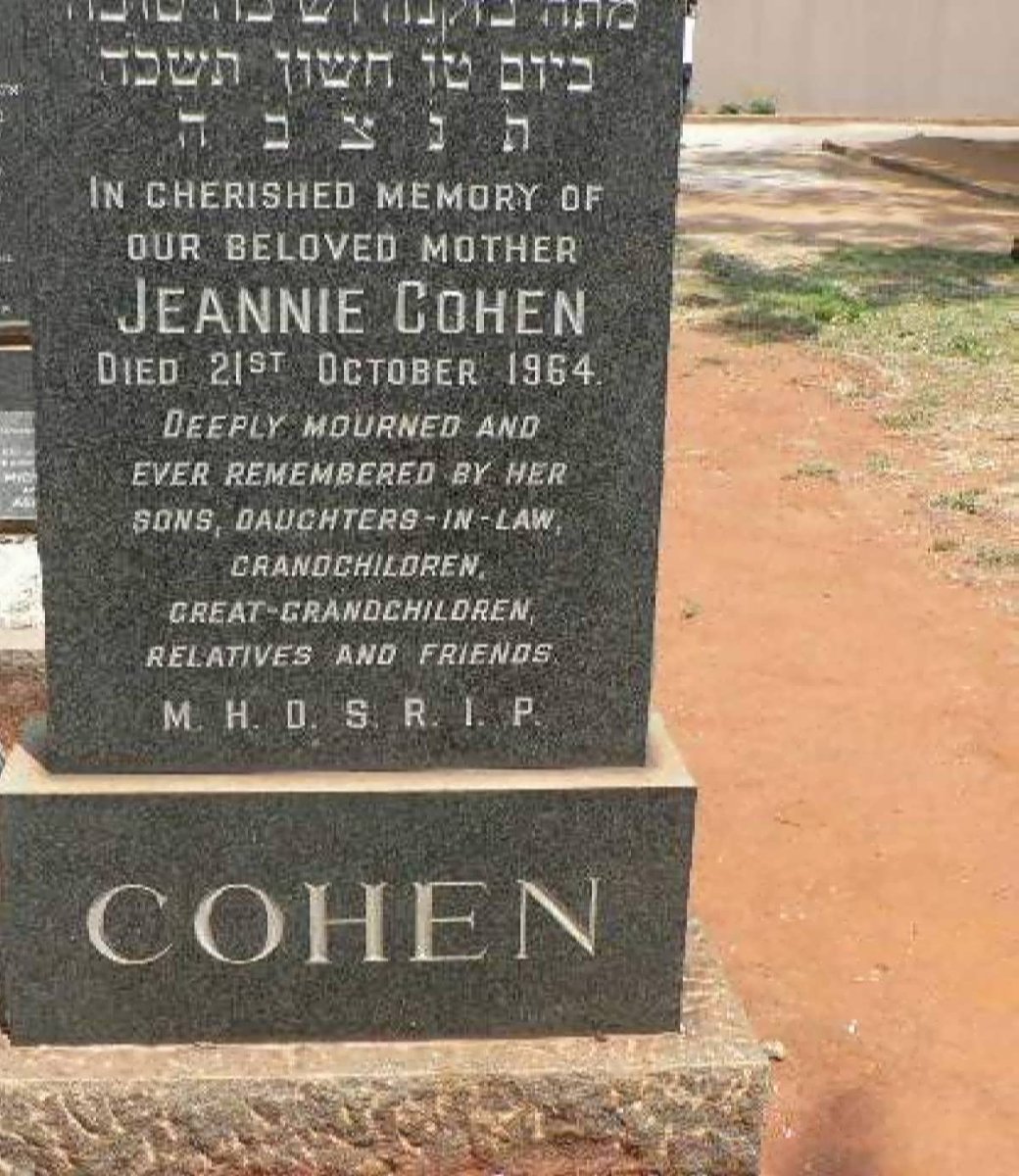 COHEN Jeannie -1964