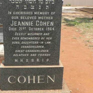 COHEN Jeannie -1964