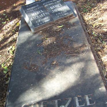 COETZEE Daniel Jacobus 1910-1992 &amp; Maria Magdalena 1923-2007