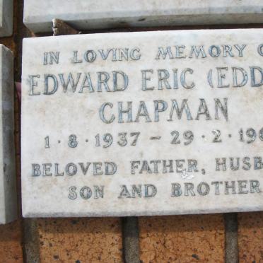 CHAPMAN Edward Eric 1937-1968