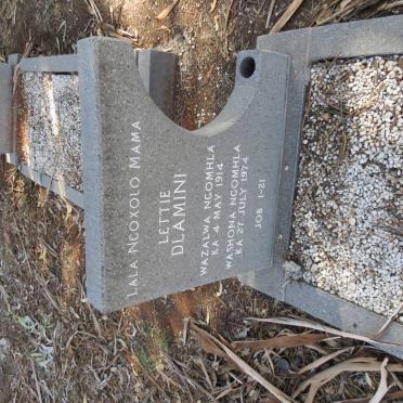 DLAMINI Lettie 1914-1974