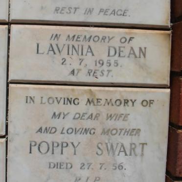 DEAN Lavinia -1955 :: SWART Poppy -1956