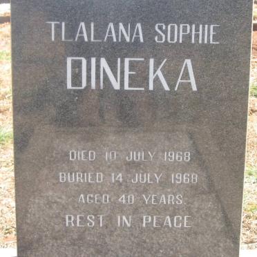 DINEKA Tlalana Sophie  -1968