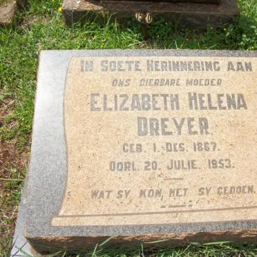 DREYER Elizabeth Helena 1867-1953