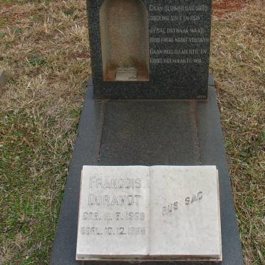 DURANDT Francois 1968-1968