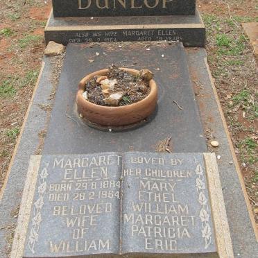 DUNLOP Margaret Ellen 1884-1964