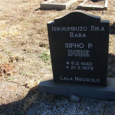 DUBE Sipho P. 1942-1979