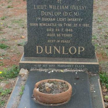 DUNLOP William 1882-1948 &amp; Margaret Ellen 1884-1964