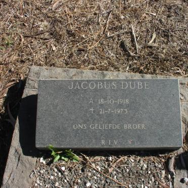 DUBE Jacobus 1918-1973