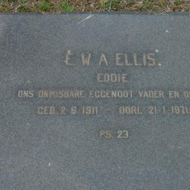 ELLIS E.W.A. 1911-1971