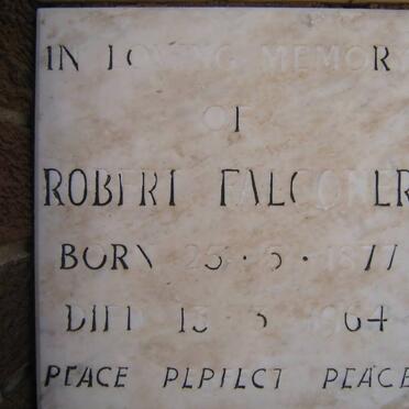 FALCONER Robert 1877-1964