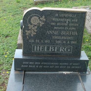HELBERG Annie Bertha ENGELBRECHT 1912-1969