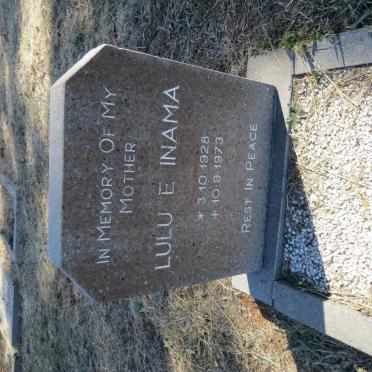 INAMA Lulu E. 1928-1973