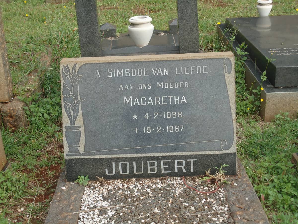 JOUBERT Magaretha 1888-1967