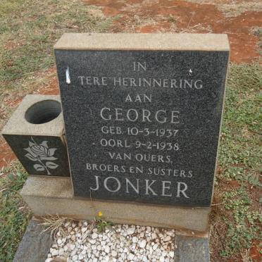 JONKER George 1937-1938