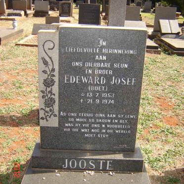 JOOSTE Edeward Josef 1953-1974