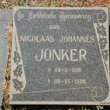 JONKER Nicolaas Johannes 1918-1988