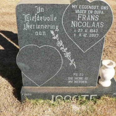 JOOSTE Frans Nicolaas 1943-2003