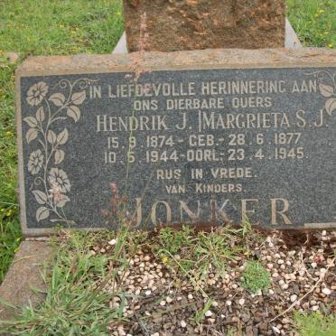 JONKER Hendrik J. 1874-1944 &amp; Margrieta S.J. 1877-1945