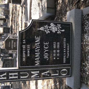 KHUMALO Mamayane Joyce 21923-1968
