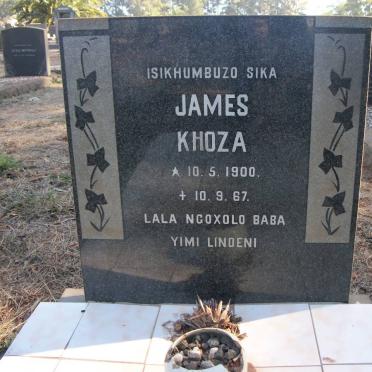 KHOZA James 1900-1967